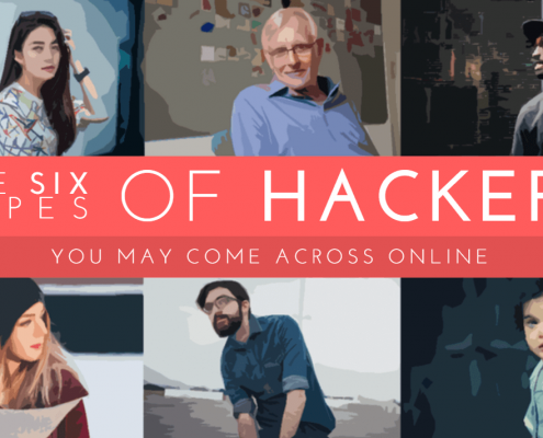 six personalities and types of hackers online kids older white hat and black hat