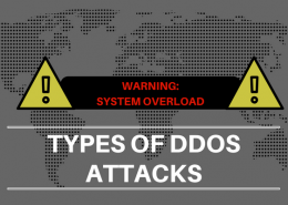 DDos types include volumed based, protocol, and application layer attacks