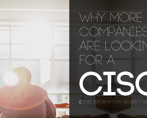 ciso working at business from a window
