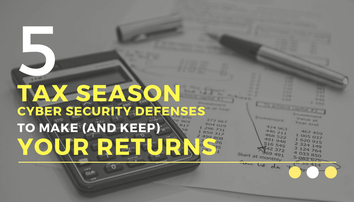 tax season cyber security tips