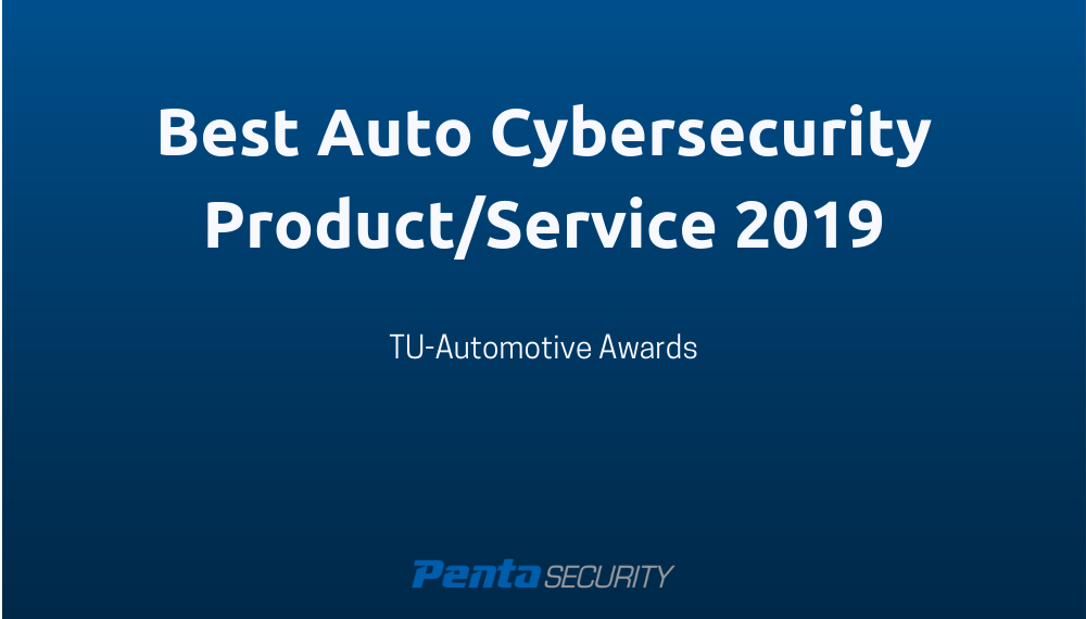 Penta Wins TU-Automotive Best Auto Cybersecurity Product/Service 2019