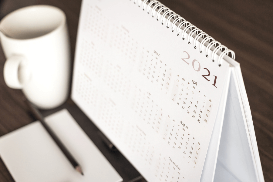 2021 calendar