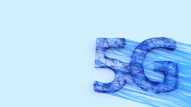 5g digital blue graphic